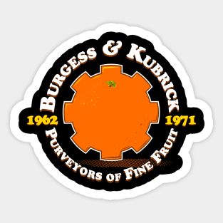 Burgess Kubrick Clockwork Orange Sticker